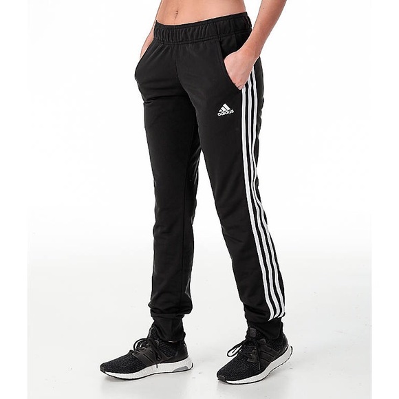 black adidas track pants womens